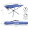 Leisure Sports Camp Table, Outdoor Folding Table with 2 Cupholders and Carrying Bag for Camping, Hiking, (Blue) 199506ENN - alternate 3
